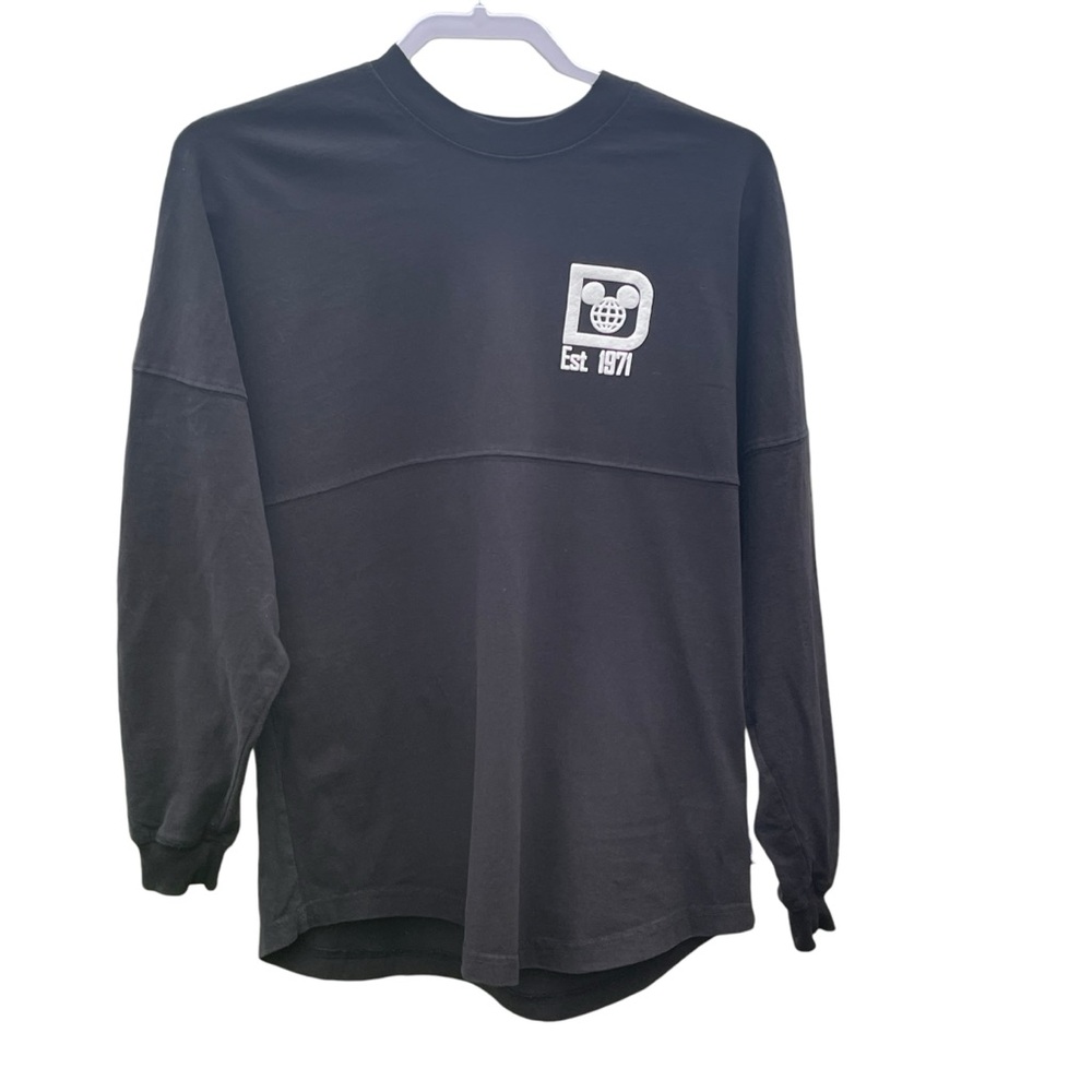Disney Spirit Jersey XS Unisex Walt Disney World Disney Parks Long Sleeve Black